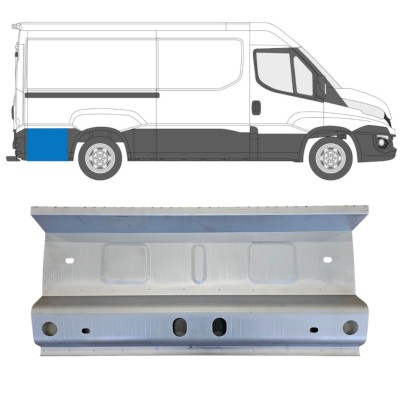 Opravný plech boku na Iveco Daily 2014- / Levá = Pravá (symetrická) 14712