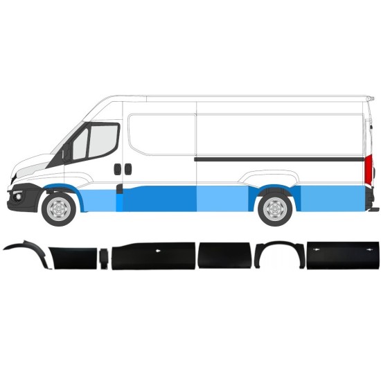 Sada lišt na Iveco Daily 2014-2019 / Levá / 11982