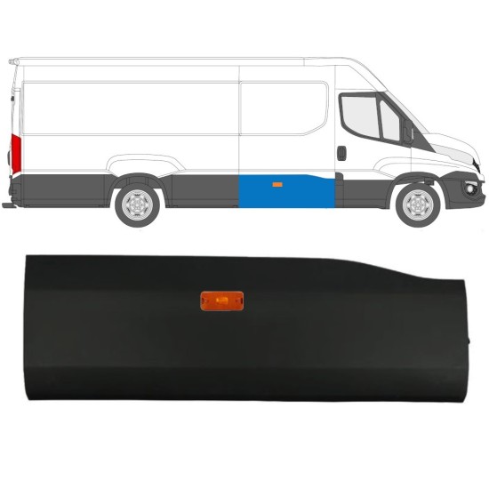 Boční lišta pro světlo na Iveco Daily 2014-2019 / Pravá / Sada 11973