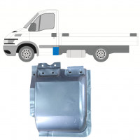 Opravný plech zadního rohu na Iveco Daily 2000-2012 / Levá / Jednomístná kabina 7659