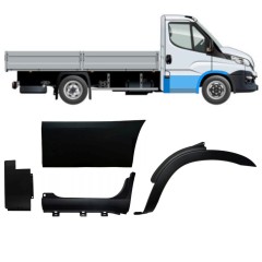 Boční lišta na Iveco Daily 2014-2019 / Pravá / Sada 12012
