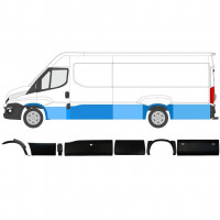 Boční lišta na Iveco Daily 2014-2019  / LWB / Levá / Sada 11982