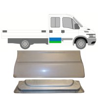 Opravný plech zadních dveří vnitřní + vnější na Iveco Daily 1999-2014 / Levá = Pravá (symetrická) / Sada 16174