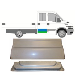 Opravný plech zadních dveří vnitřní + vnější na Iveco Daily 1999-2014 / Levá = Pravá (symetrická) / Sada 16174