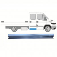 Opravný plech zadního prahu na Iveco Daily 1999- / Levá = Pravá (symetrická) / Dvojitá kabina 10702