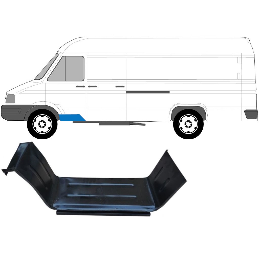 Opravný Plech Předního Schodu Na Iveco Daily 1985-1999 / Levá 6792