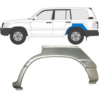 Lem zadního blatníku na Toyota Land Cruiser 1998-2007 / Levá 7055