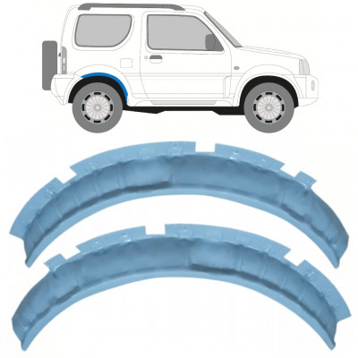 Opravný plech zadního podběhu na Suzuki Jimny 1998-2018 / Levá+Pravá / Sada 10232