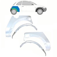 Opravný plech vnitřního + vnějšího zadního blatníku na Ford KA 1996-2008 / Sada 10777