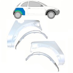 Opravný plech vnitřního + vnějšího zadního blatníku na Ford KA 1996-2008 / Sada 10777