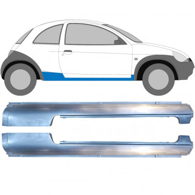 Kompletní práh na Ford KA 1996-2008 / Levá+Pravá / Sada 9280