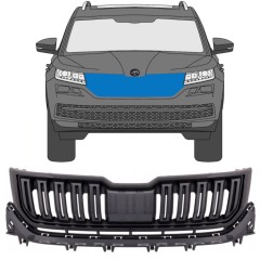 Černá maska chladiče na Skoda Kodiaq 2016-2023 / Sada 7547