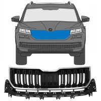 Mřížka na Skoda Kodiaq 2016-2023 / Sada 7546