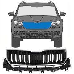Mřížka na Skoda Kodiaq 2016-2023 / Sada 7546
