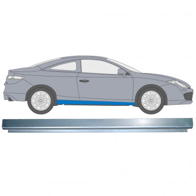 Opravný plech prahu na Renault Laguna III 2008-2015 / Levá = Pravá (symetrická) / COUPE 7634