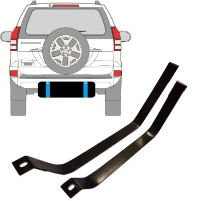 Objímky palivové nádrže na Toyota Land Cruiser J120 2003-2010 9379