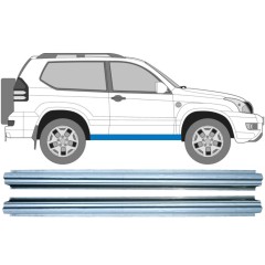 Opravný plech prahu na Toyota Land Cruiser J120 2003-2010 / Levá = Pravá (symetrická) / Sada 10277