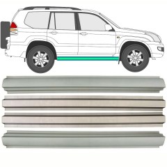 Opravný plech prahu vnitřní + vnější na Toyota Land Cruiser J120 2003-2010 / Levá+Pravá / Sada 10083
