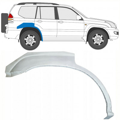 Lem zadního blatníku na Toyota Land Cruiser 2003-2010 / Pravá 7934