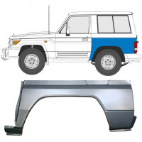 Lem zadního blatníku na Toyota Land Cruiser 1984-1993 / Levá 7057