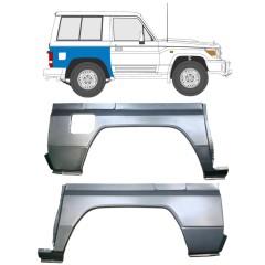Lem zadního blatníku na Toyota Land Cruiser J70 1984- / Levá+Pravá / Sada 9514