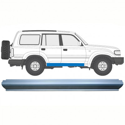 Opravný plech prahu na Toyota Land Cruiser 1990-1996 / Levá = Pravá (symetrická) 8514