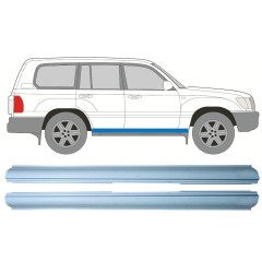 Opravný plech prahu na Toyota Land Cruiser J100 1998-2007 / Levá+Pravá / Sada 9690