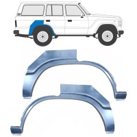 Lem zadního blatníku na Toyota Land Cruiser J60 1980-1990 / Levá+Pravá / Sada 16147