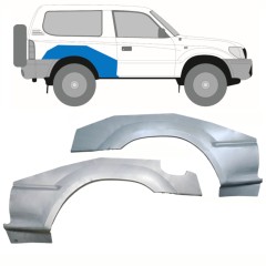 Lem zadního blatníku na Toyota Land Cruiser J90 1996-2002 / Levá+Pravá / Sada 10123