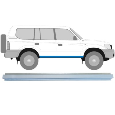Opravný plech prahu vnitřní na Toyota Land Cruiser J90 1996-2002 / Levá = Pravá (symetrická) 14850