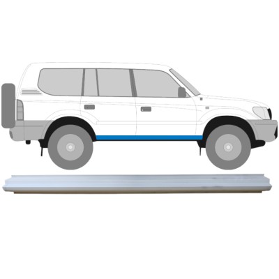 Opravný plech prahu na Toyota Land Cruiser J90 1996-2002 / Levá = Pravá (symetrická) 14846