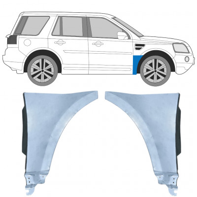 Opravný plech předního blatníku na Land Rover Freelander 2006-2015 / Levá / Pravá / Levá / Pravá 12790