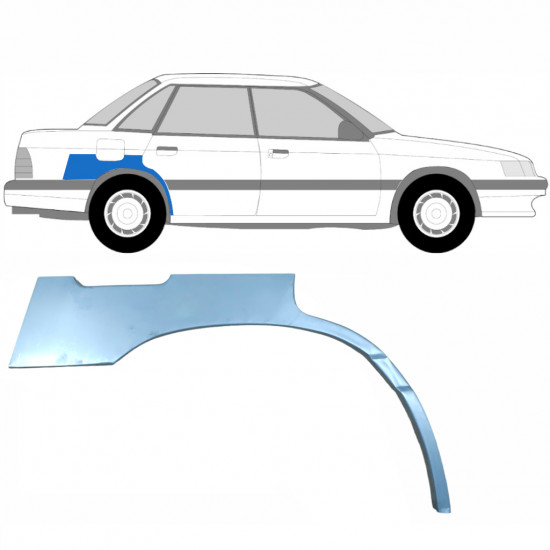 Lem zadního blatníku na Subaru Legacy 1989-1994 / Pravá 5138