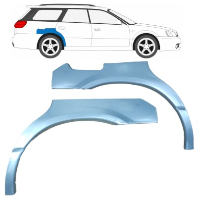 Lem zadního blatníku na Subaru Legacy 1998-2004 / Levá+Pravá / COMBI / SEDAN / Sada 9189