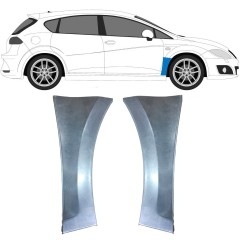 Opravný plech předního blatníku na Seat Leon 2005-2012 / Levá+Pravá / Sada 9606