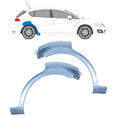 Lem zadního blatníku na Seat Leon 2005-2012 / Levá+Pravá / Sada 9974