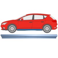 Opravný plech spodní části prahu na Seat Leon 2012-2020 / Levá 16983