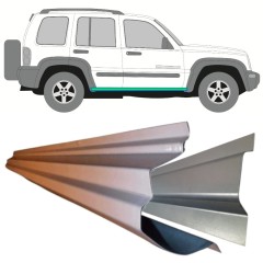 Opravný plech prahu vnitřní + vnější na Jeep Liberty 2001-2008 / Levá = Pravá (symetrická) / Sada 11494