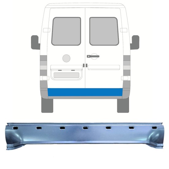 Opravný panel zadní na Volkswagen LT 1996-2005 16600