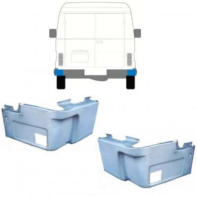 Opravný plech zadního rohu na Volkswagen LT 1975-1996 / Sada 11654