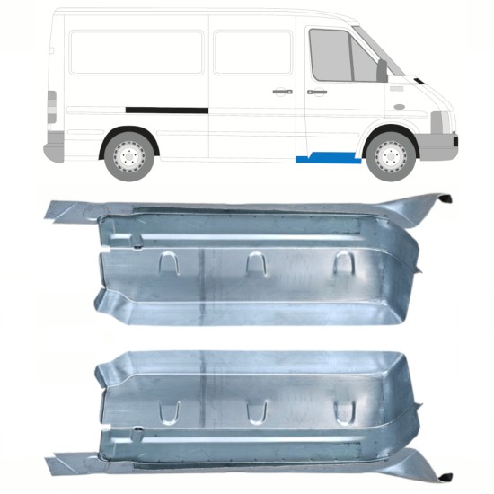 Opravný plech předního schodu s částí prahu na Volkswagen LT 1996-2005 / Levá+Pravá 16567