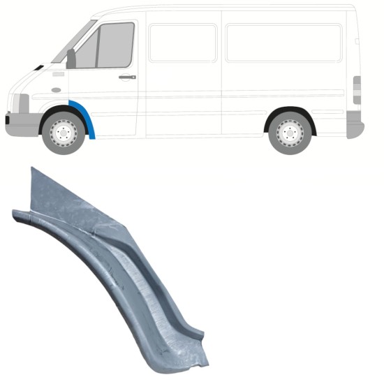 Vnitřní opravný plech předního blatníku na Volkswagen LT 1996-2005 / Levá 16603