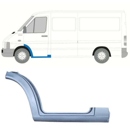 Opravný plech předního schodu na Volkswagen LT 1996-2005 / Levá 16546
