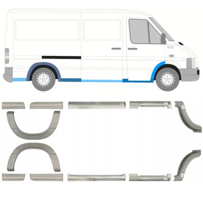 Opravný plech sada na Volkswagen LT 1996-2005 / Levá+Pravá / 14388