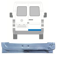 Opravný plech zadních dveří na Volkswagen LT 1996-2005 / Pravá 16591