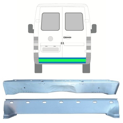 Opravný panel zadní na Volkswagen LT 1996-2005 / Sada 14274