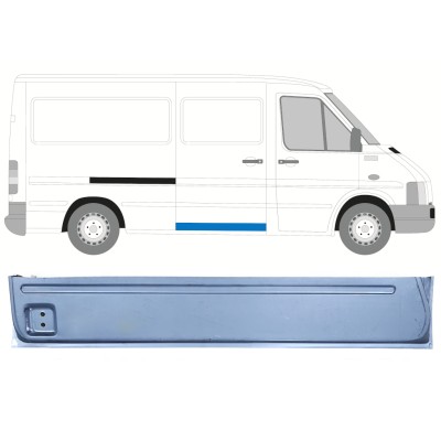 Opravný plech posuvných dveří vnitřní na Volkswagen LT 1996-2005 / Pravá 16585