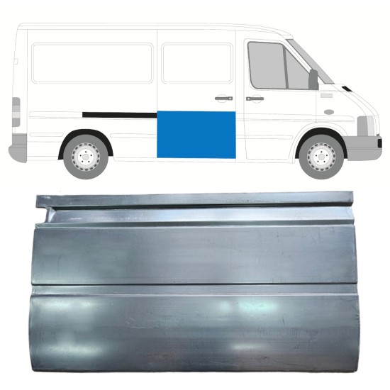 Opravný plech posuvných dveří vnější na Volkswagen LT 1996-2005 / Pravá 16596
