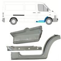 Opravný plech vnitřního prahu + blatníku + předního schodu na Volkswagen LT 1996-2005 / Pravá 16573