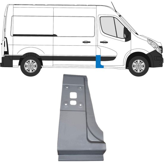 Opravný díl sloupku na Opel Movano 2010-2021 / Pravá 16918